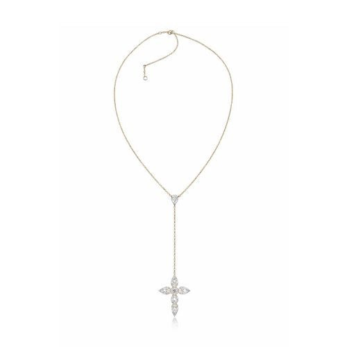 Diamond Lariat Necklace LULU KACHOO
