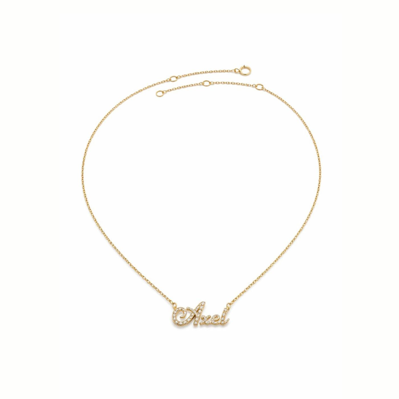 Diamond Name Necklace LULU KACHOO