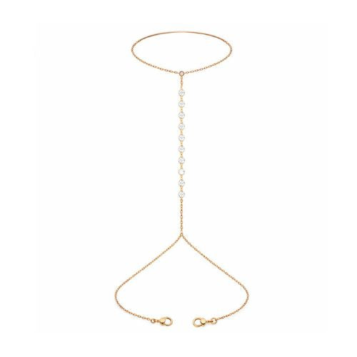 Floating Diamond Hand Chain LULU KACHOO