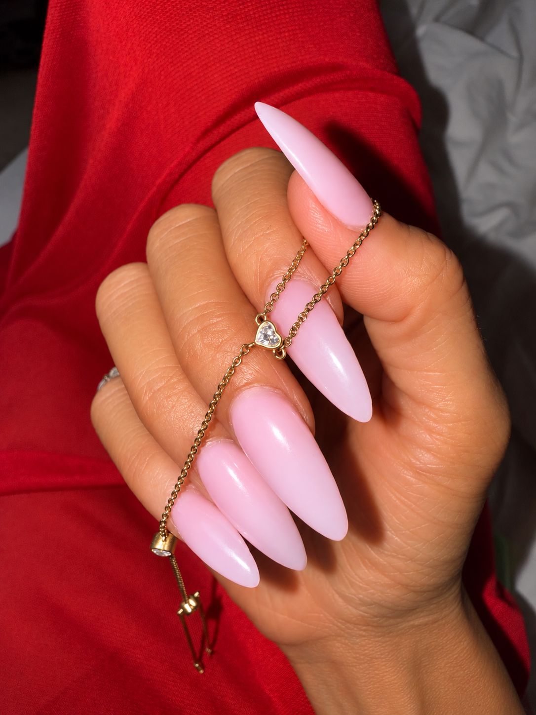 Floating Diamond Heart Hand Chain LULU KACHOO