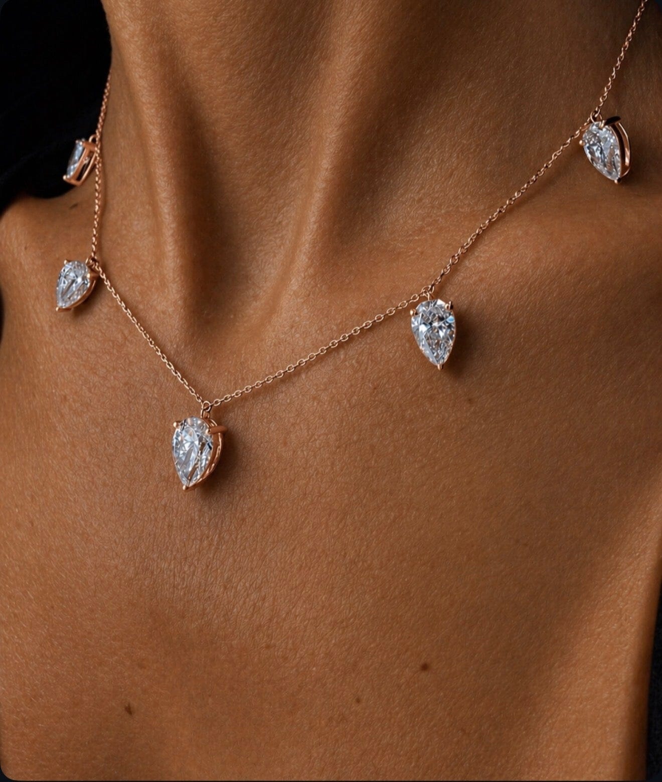 Floating Diamond Necklace LULU KACHOO