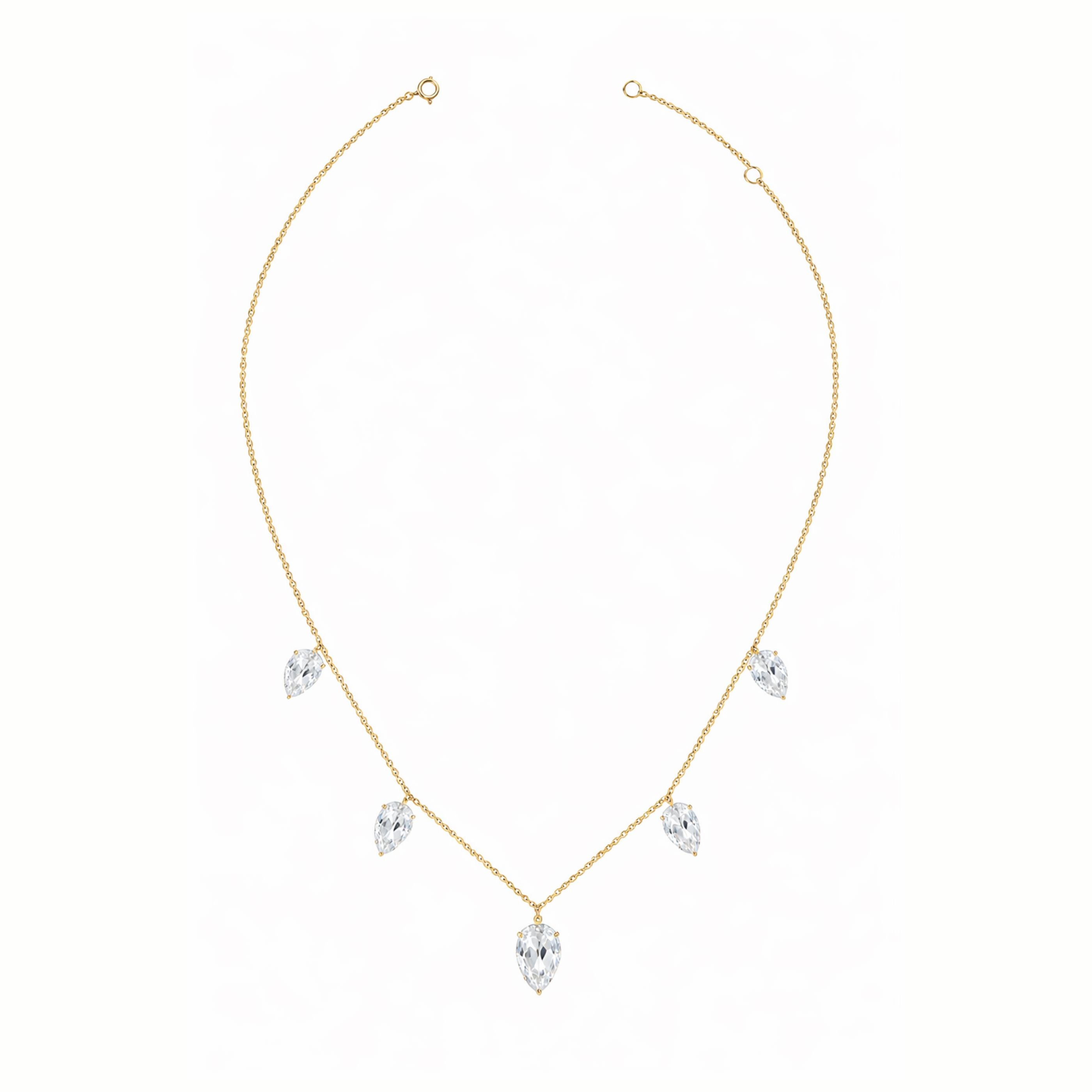 Floating Diamond Necklace LULU KACHOO