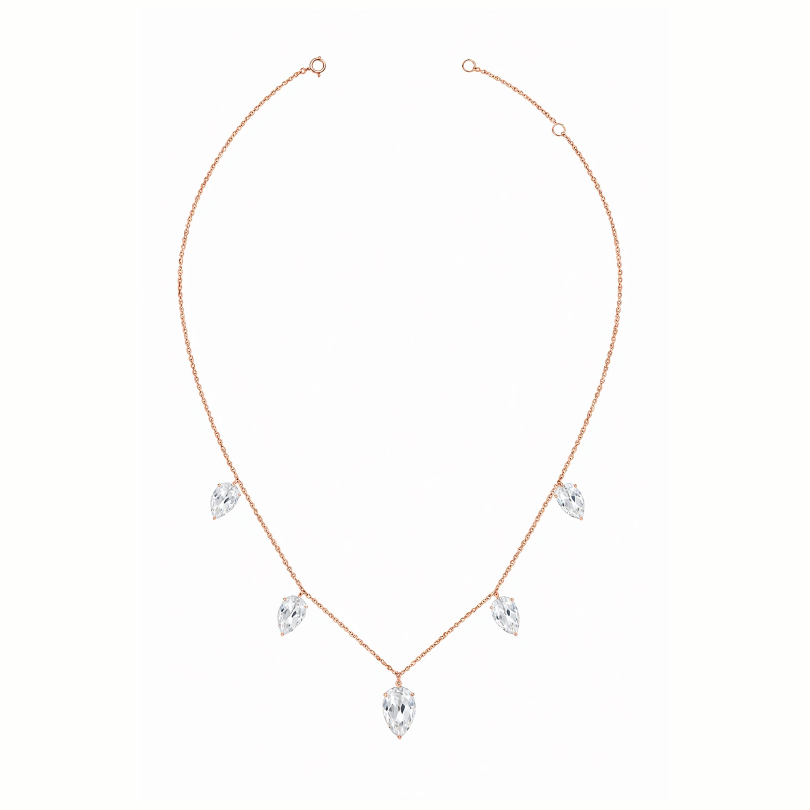 Floating Diamond Necklace LULU KACHOO