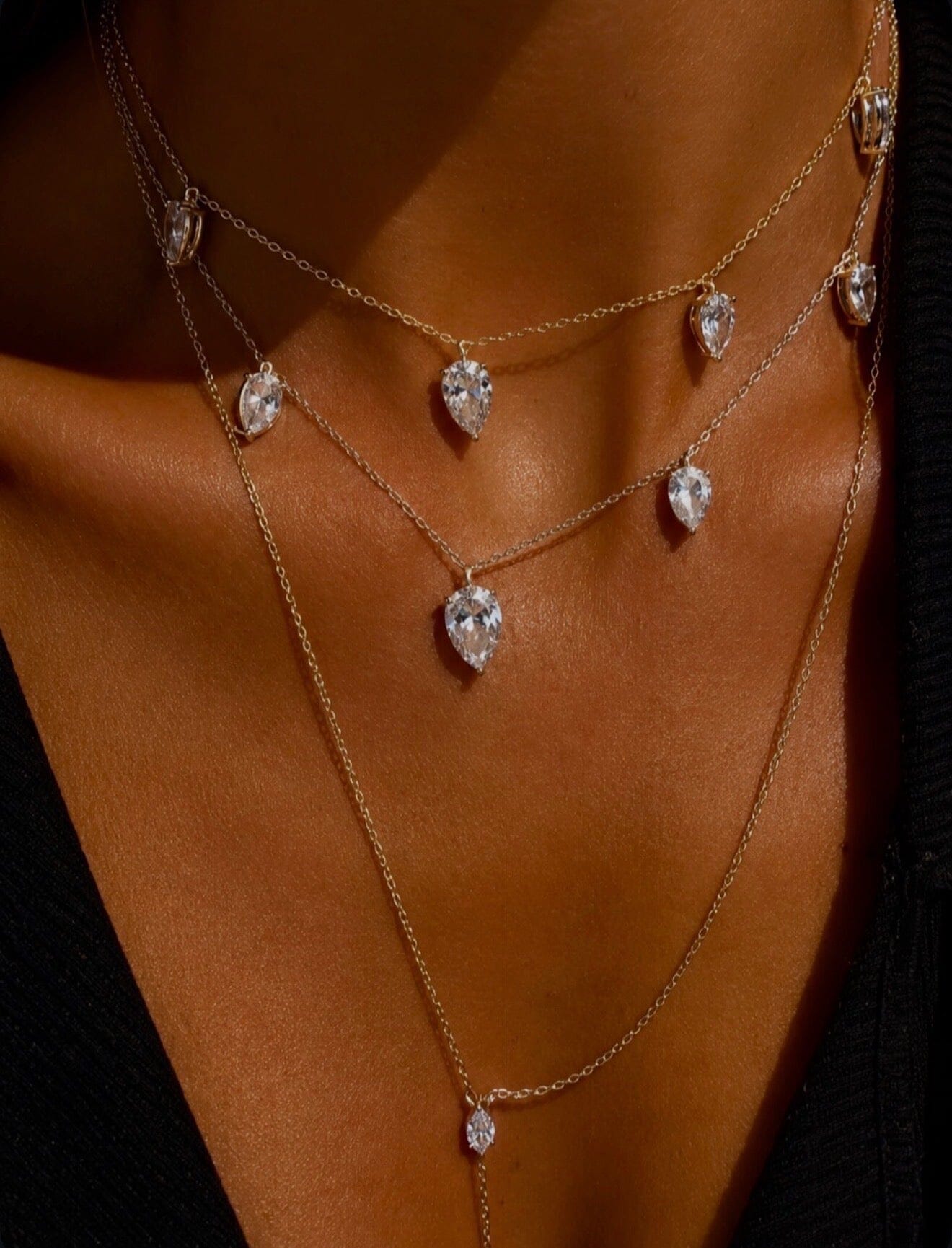 Floating Pear Necklace LULU KACHOO