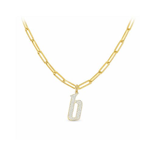 Large Gothic Initial Necklace LULU KACHOO