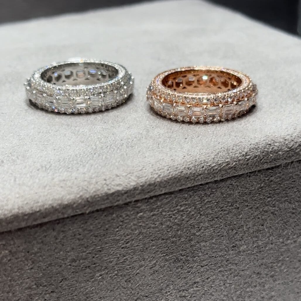 Men's Baguette Diamond Ring Lulu Kachoo