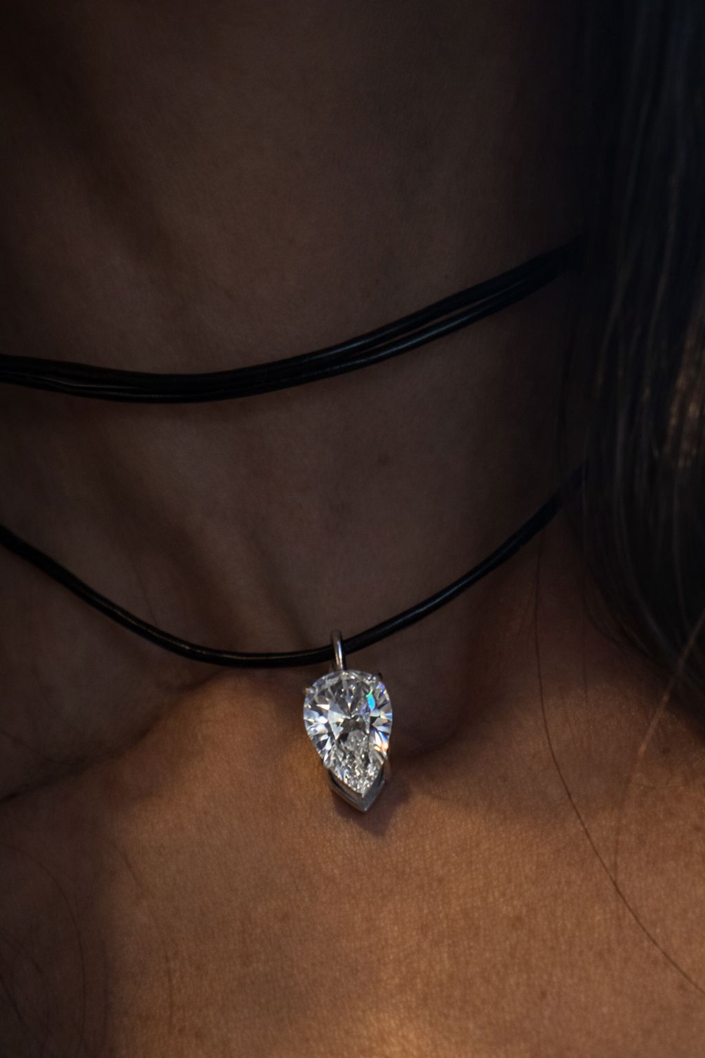 Noire Pear Choker LULU KACHOO