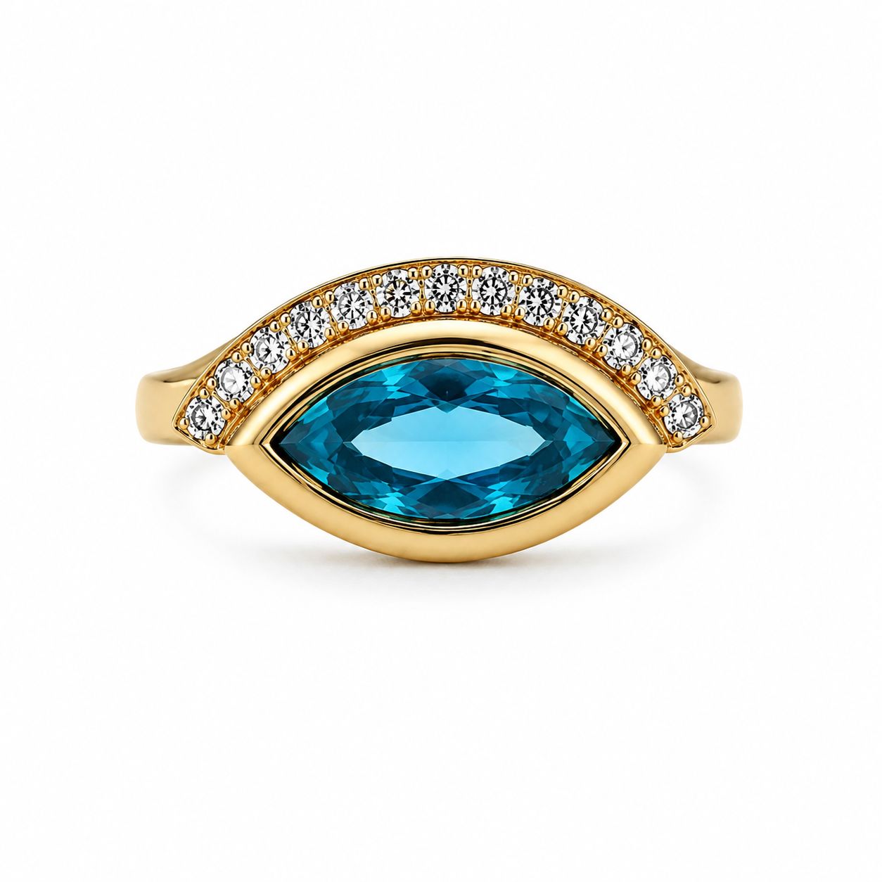 Protected Evil Eye Ring LULU KACHOO