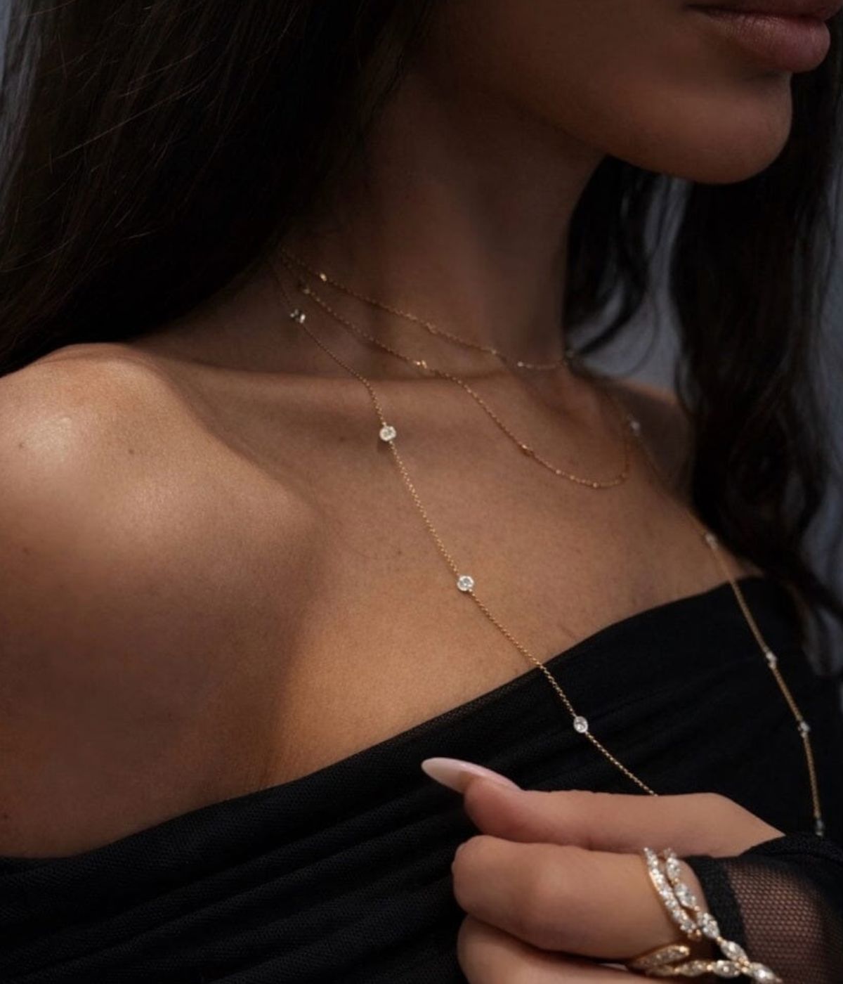The Waterfall Necklace Necklace LULU KACHOO