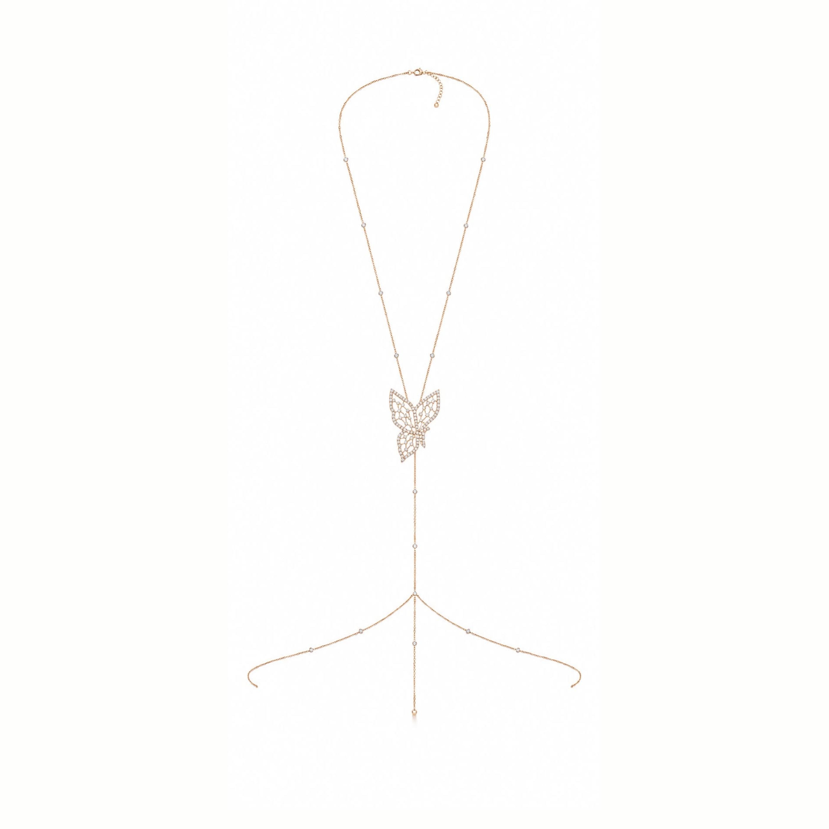 Diamond Butterfly Body Chain Body Chain Lulu Kachoo 
