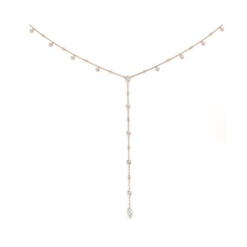 Diamond Lariat Body Chain LULU KACHOO 