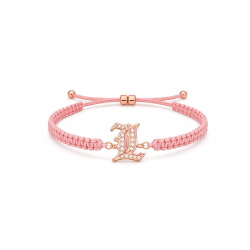 Enamel Diamond Initial Bracelet LULU KACHOO 