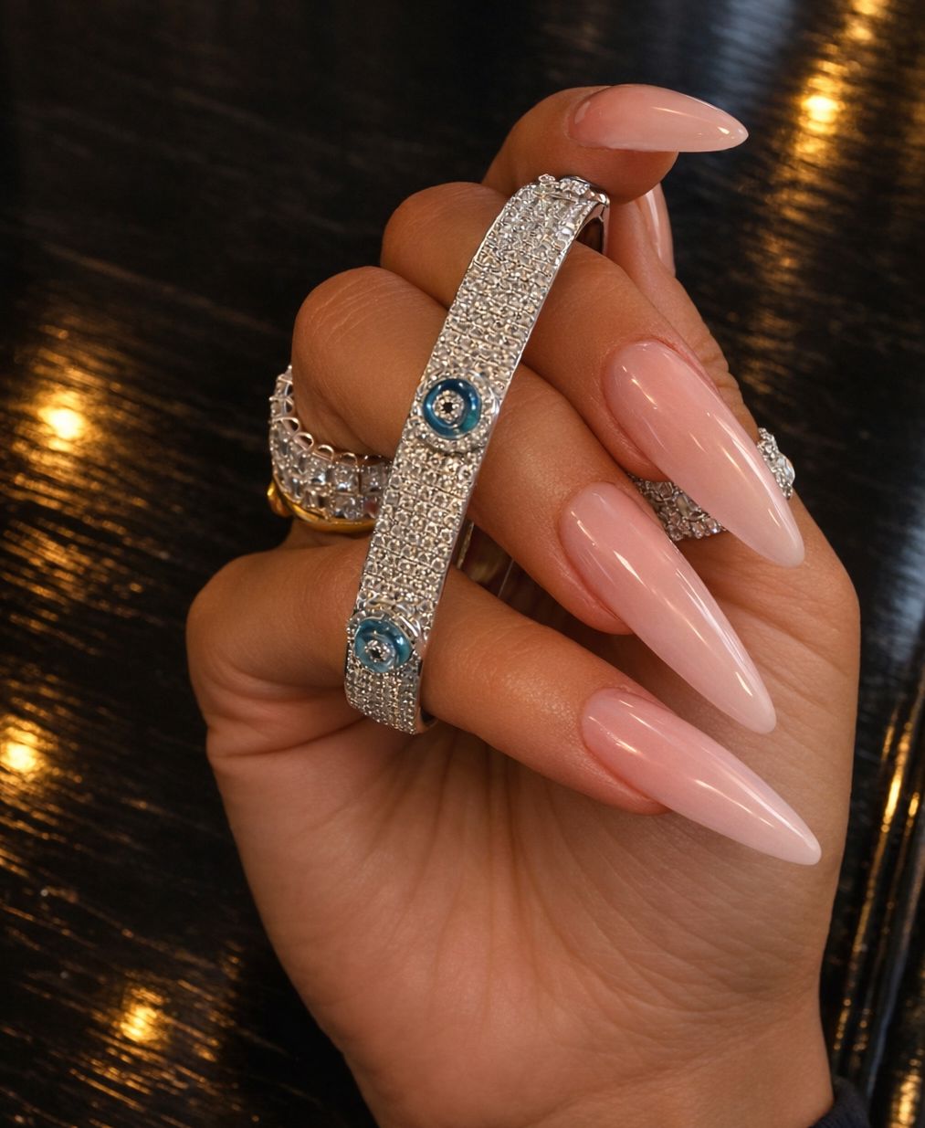 Evil Eye Diamond Bracelet LULU KACHOO 