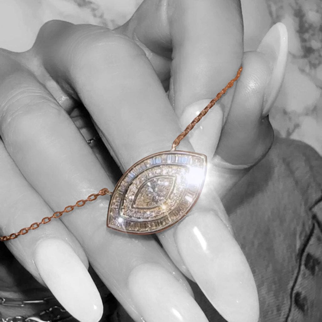 Evil Eye Necklace LULU KACHOO 