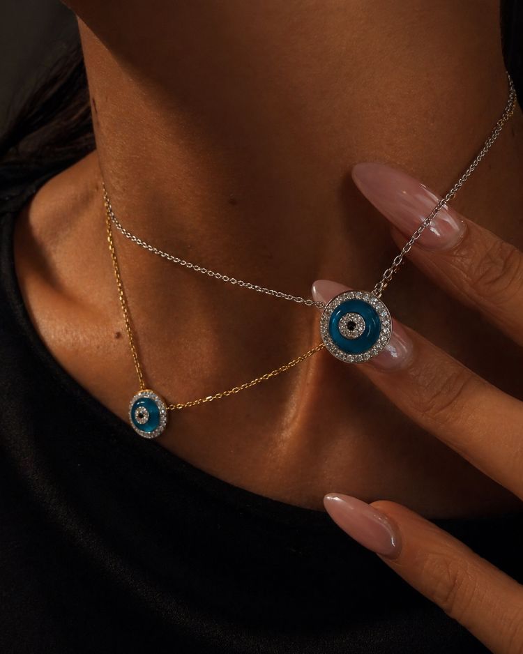 Evil Eye Necklace LULU KACHOO 