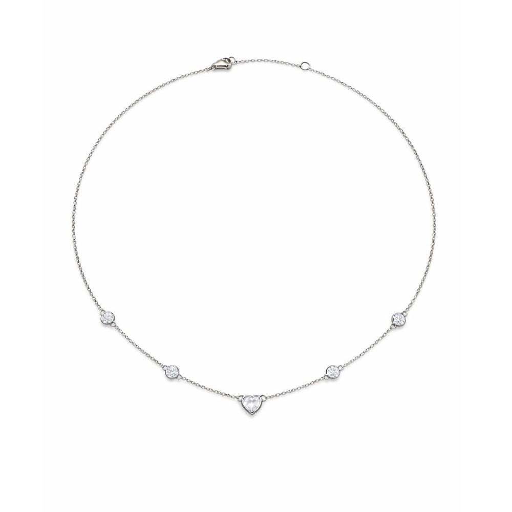 Five Diamond Heart Choker Necklace LULU KACHOO 