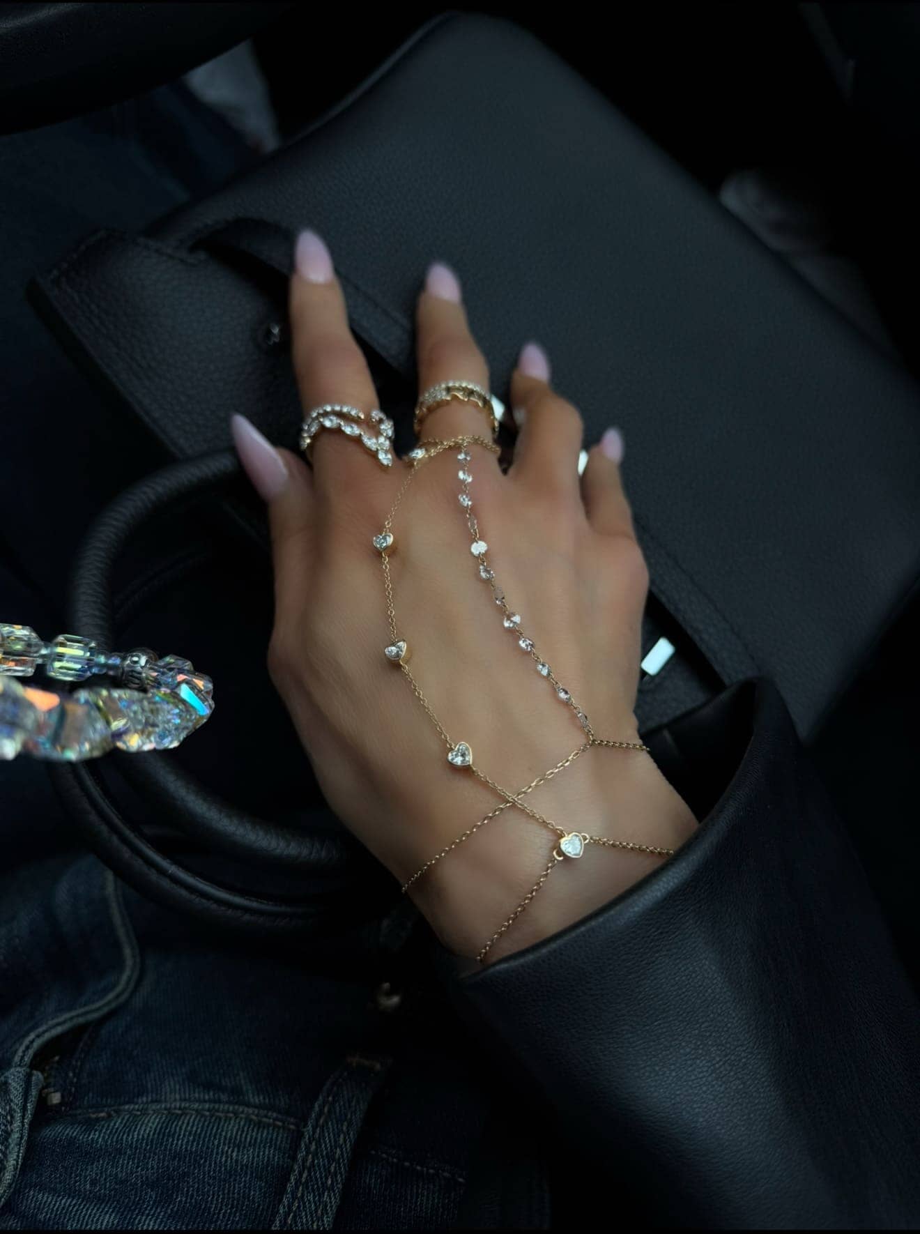 Five Heart Hand Chain LULU KACHOO 