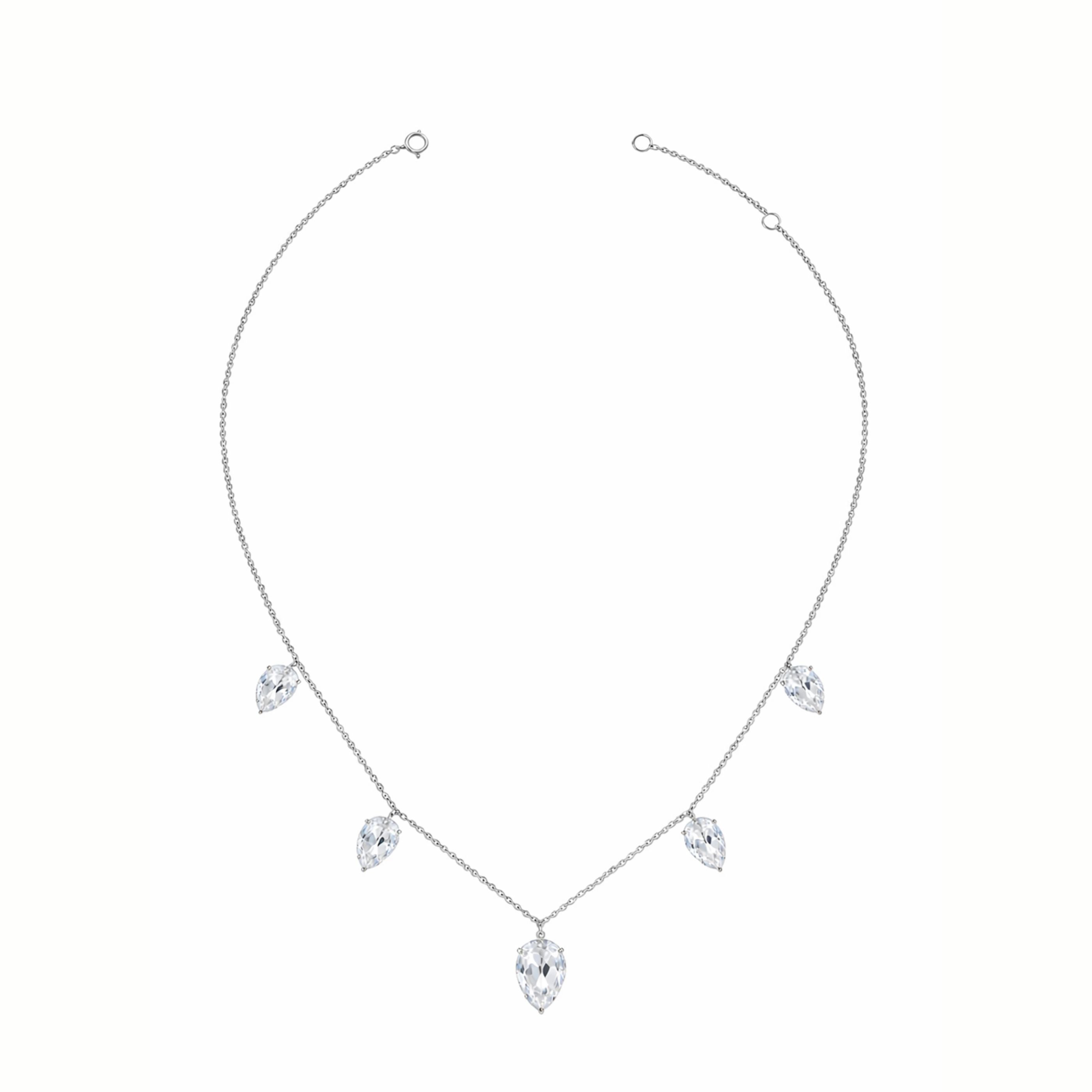 Floating Diamond Necklace LULU KACHOO 