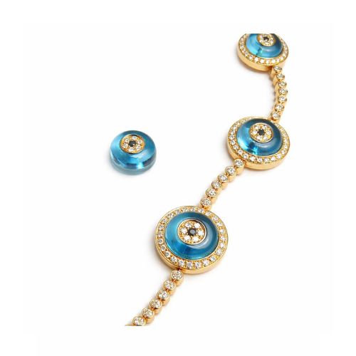 Forever Protected Evil Eye Bracelet LULU KACHOO 