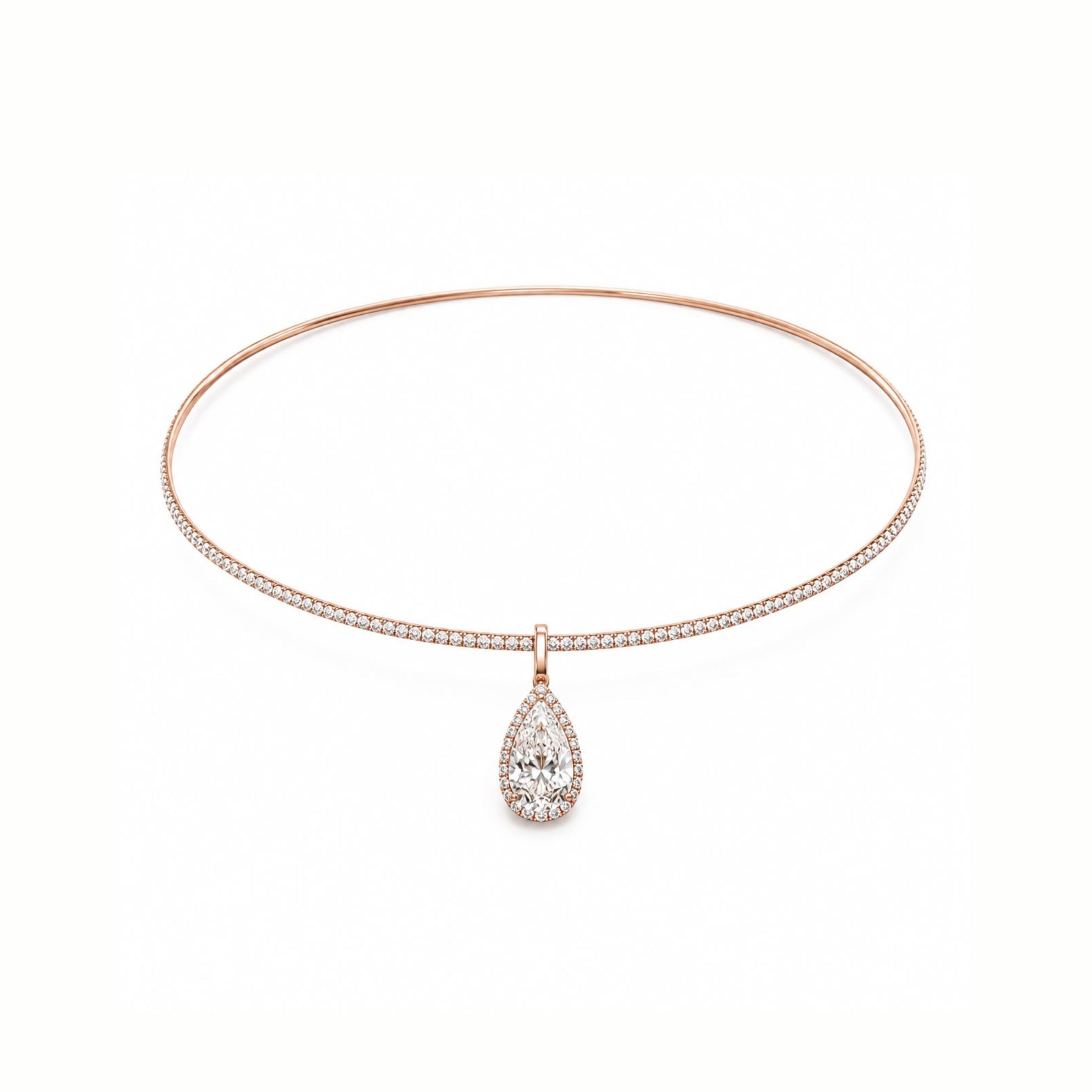 Halo Wire Choker Choker Lulu Kachoo 