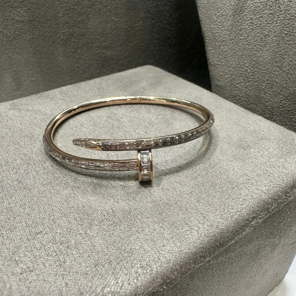 Men’s Baguette Nail Bangle Lulu Kachoo 