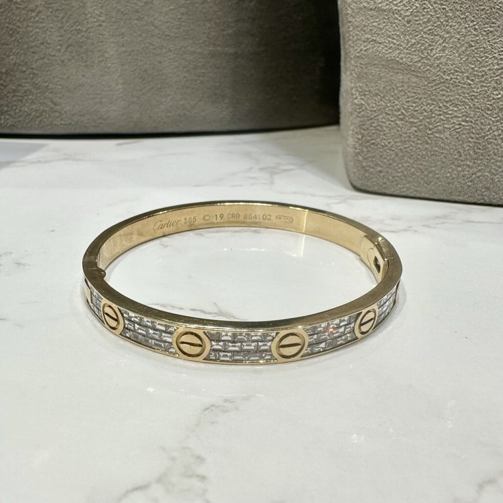 Men’s Diamond Baguette Screw Bracelet Lulu Kachoo 