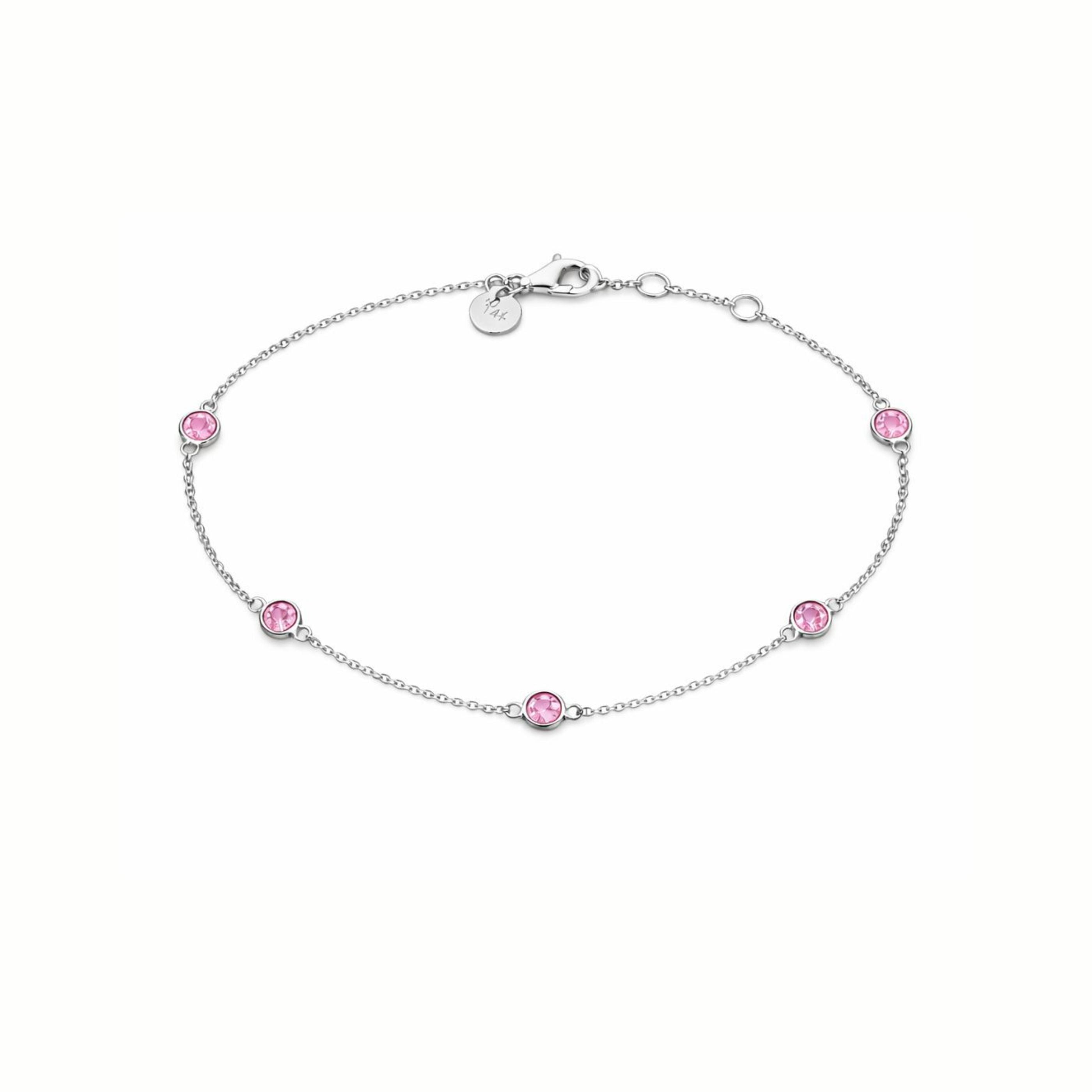 Pink Sapphire Bezel Bracelet LULU KACHOO 