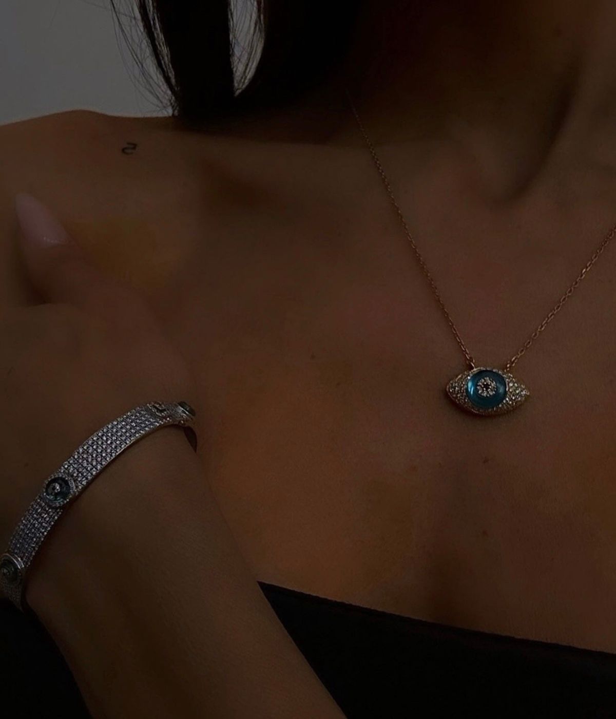 Protected Evil Eye Necklace LULU KACHOO 