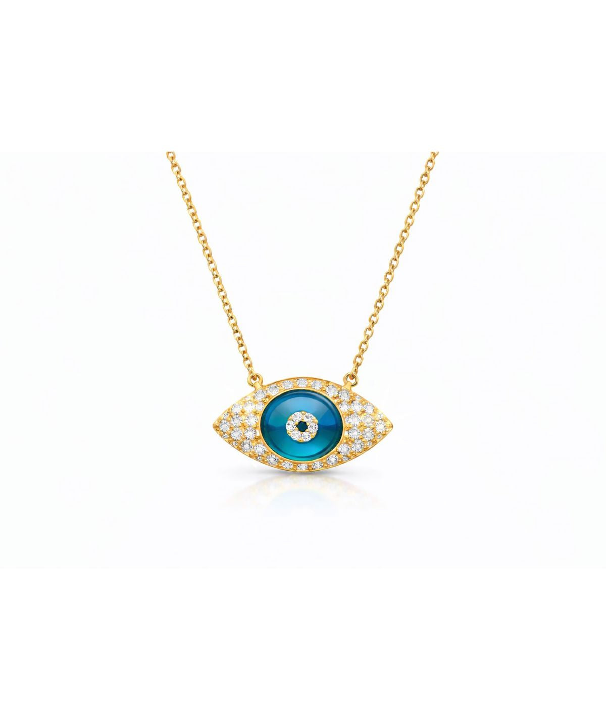 Protected Evil Eye Necklace LULU KACHOO 