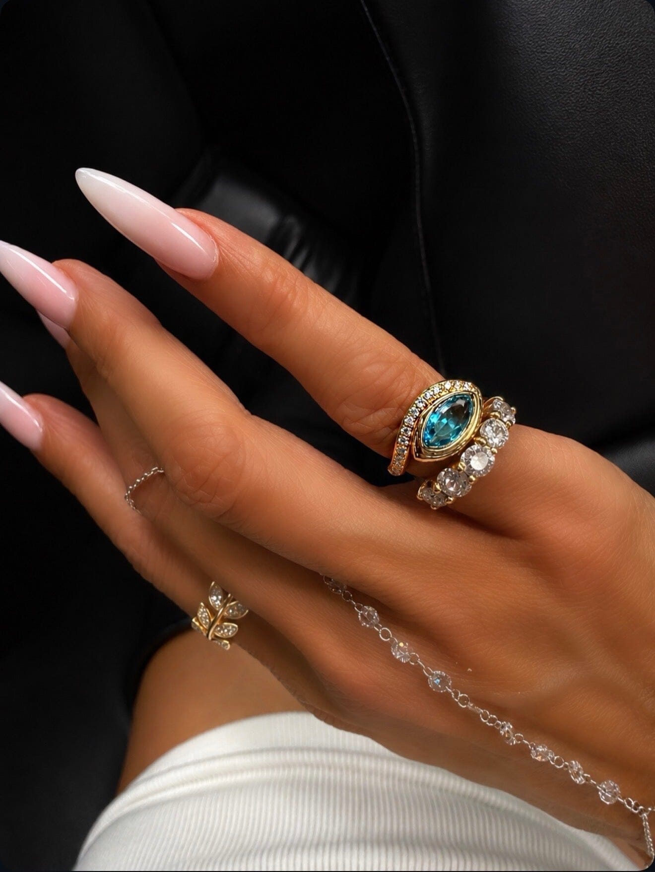 Protected Evil Eye Ring LULU KACHOO 