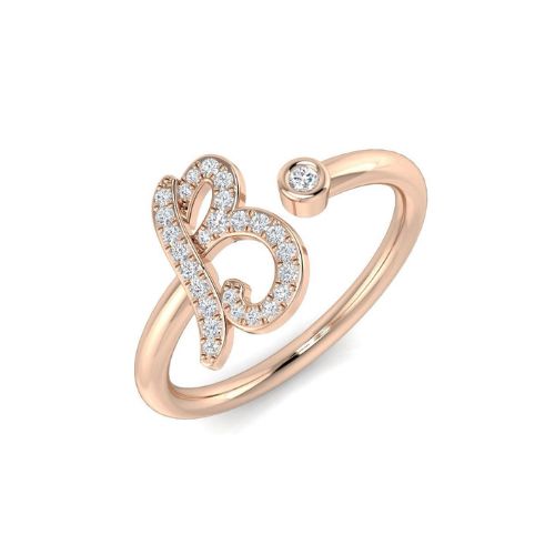 Small Initial Ring LULU KACHOO 